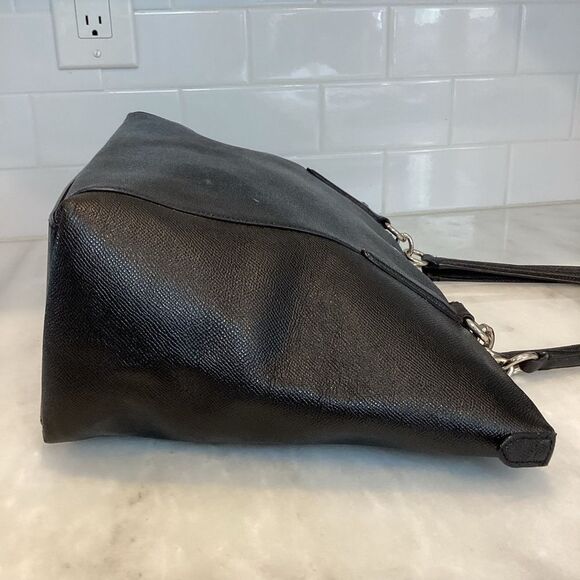 Coach Ava Crossgrain Leather Shoulder Bag Tote - Picture 6 of 14